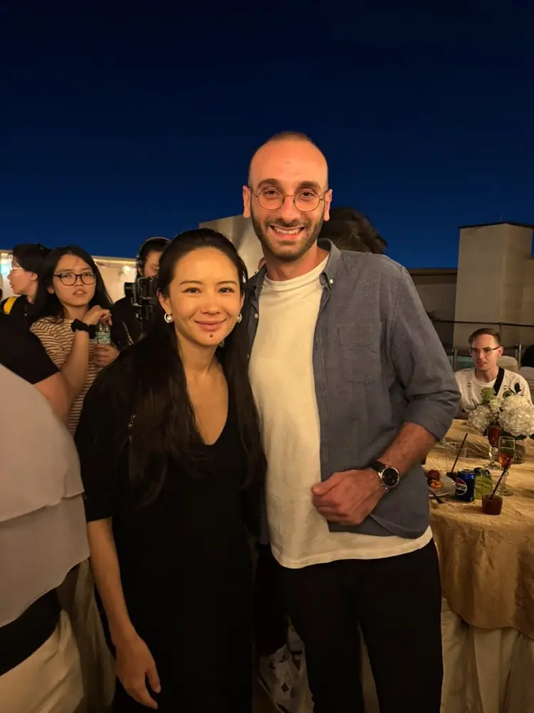 Sam with Yi He at Binance Blockchain Week