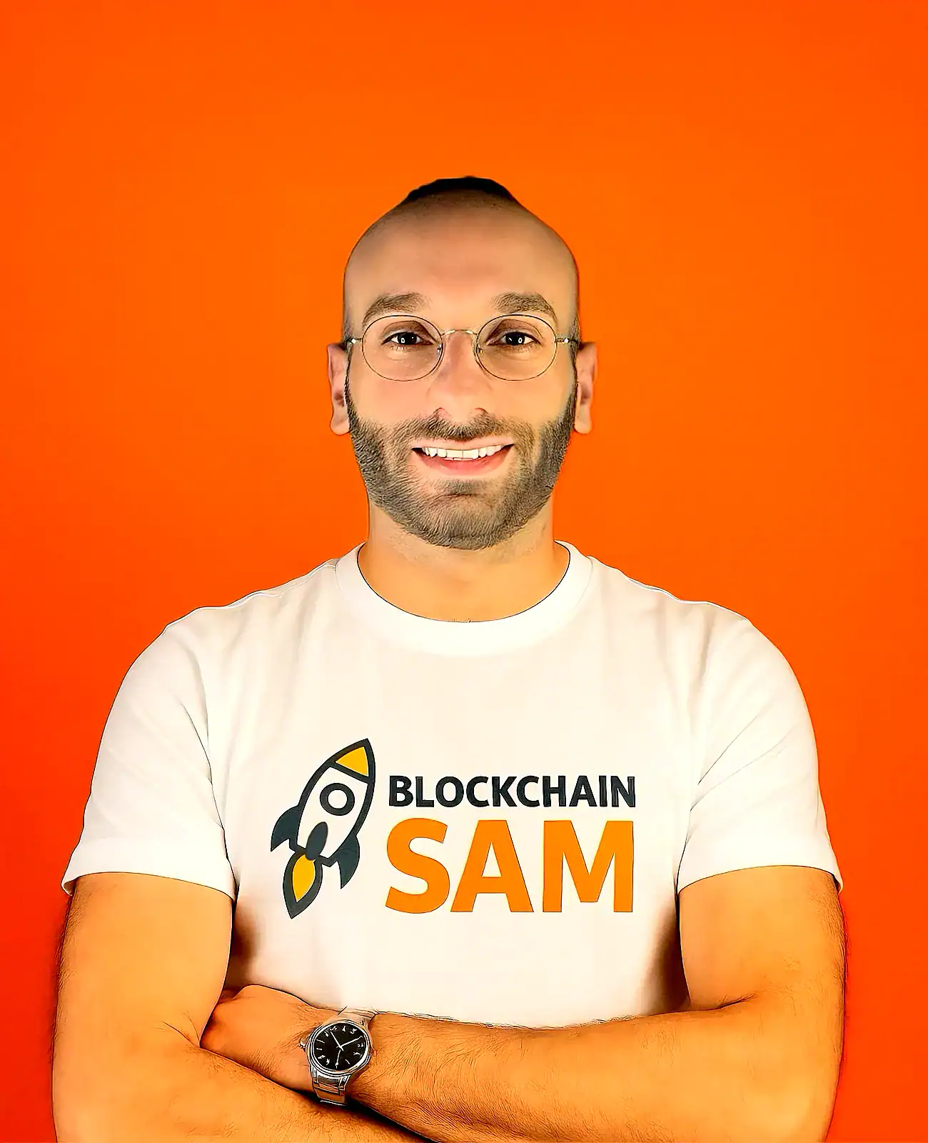 Blockchain Sam portrait