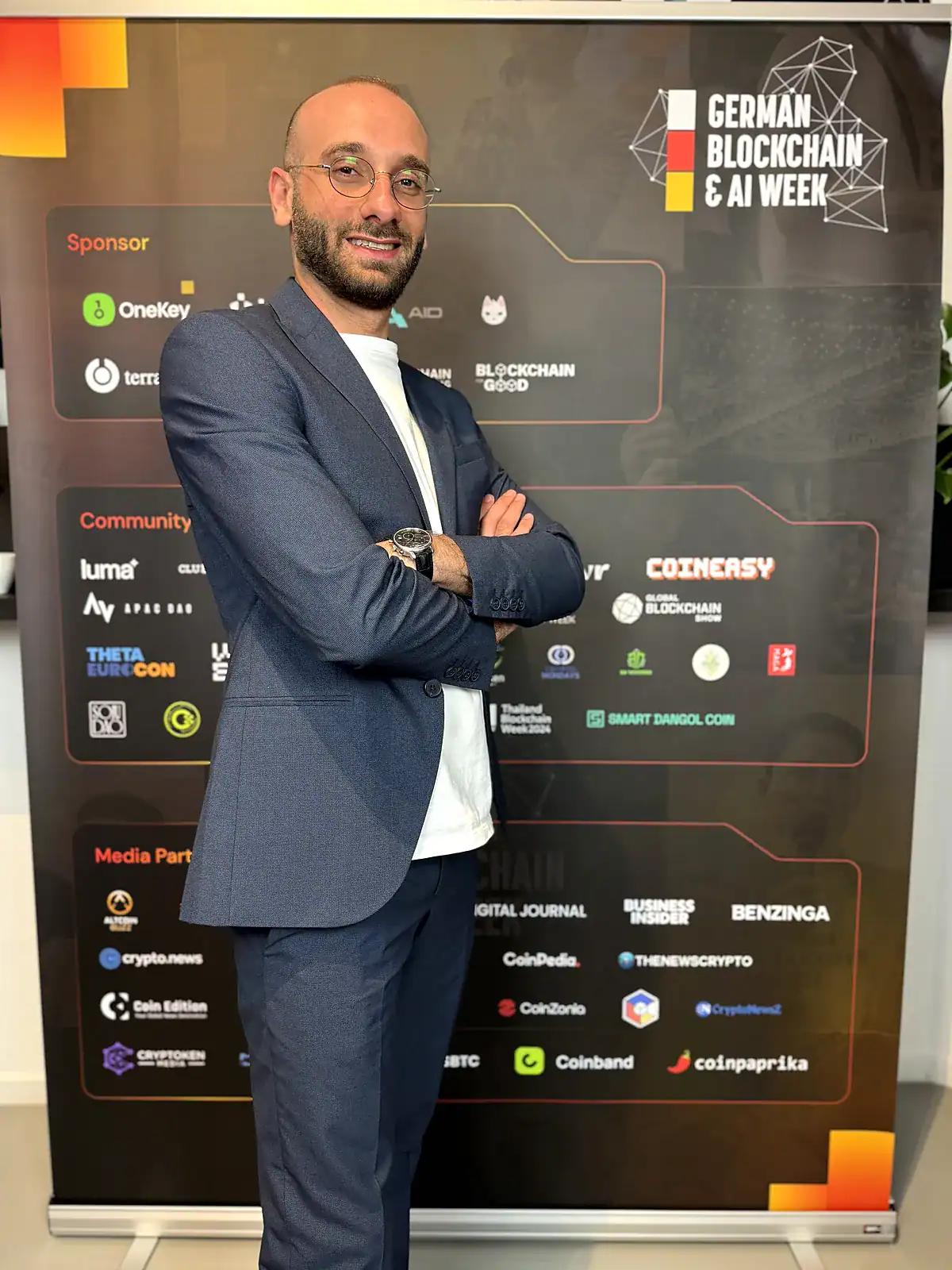 Blockchain Sam at German Blockchain & AI Week