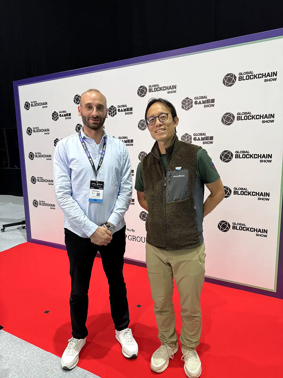 Blockchain Sam at the Global Blockchain Show