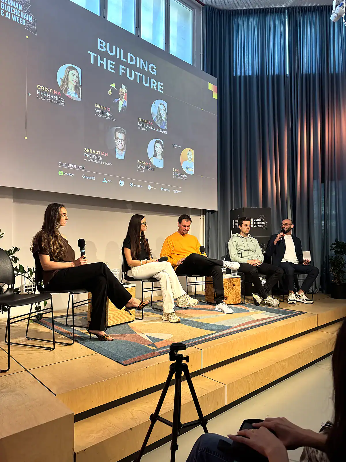 Blockchain Sam on the Building the Future panel